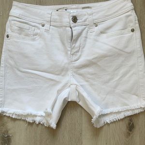 Seven white Jean shorts